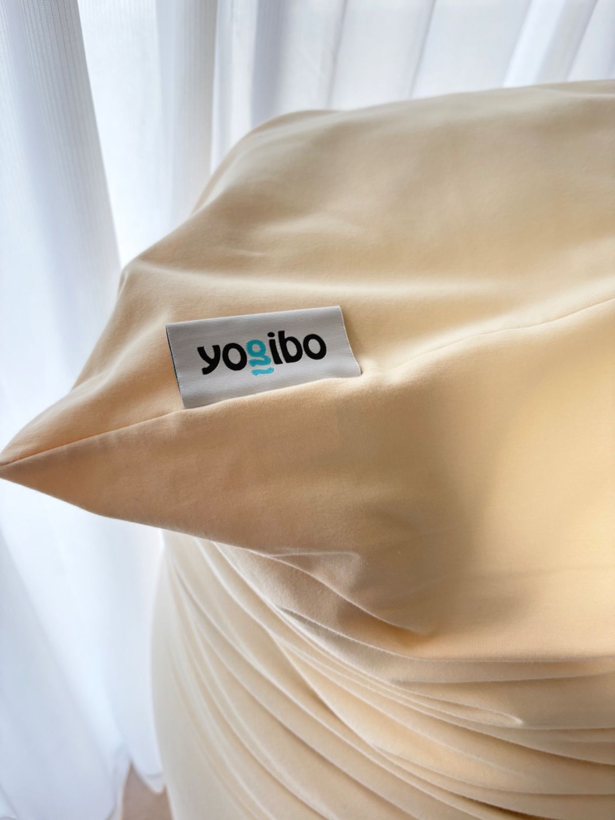 2025年7月購入 使用少ない yogibo MAX クリームホワイト - メルカリ