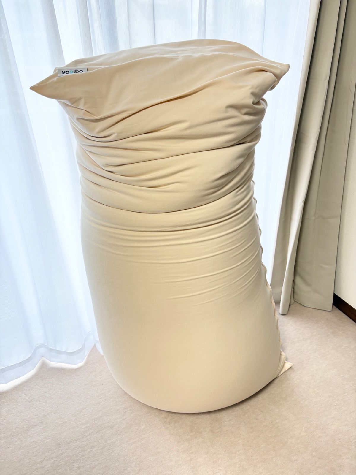 2025年7月購入 使用少ない yogibo MAX クリームホワイト - メルカリ