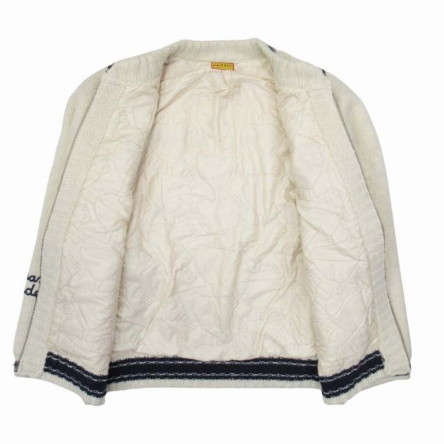 極美品 25aw ヒューマンメイド HUMAN MADE ZIP-UP KNIT JACKET ジップ 