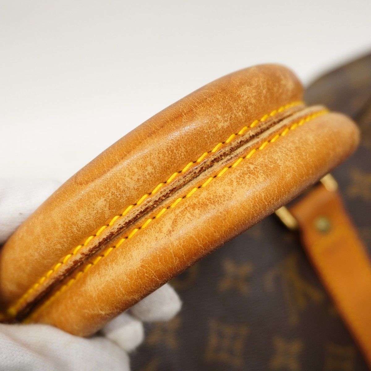 6bd5557】ルイヴィトン ボストンバッグ モノグラム キーポルバンド