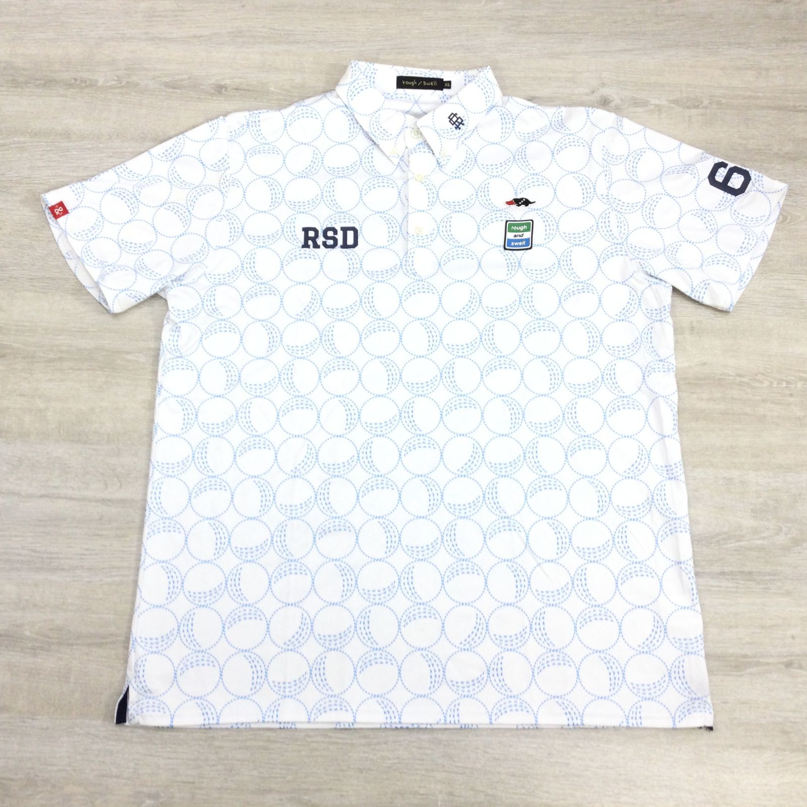 ROUGH&SWELL ラフアンドスウェル 半袖 ポロシャツ XLサイズ ゴルフ