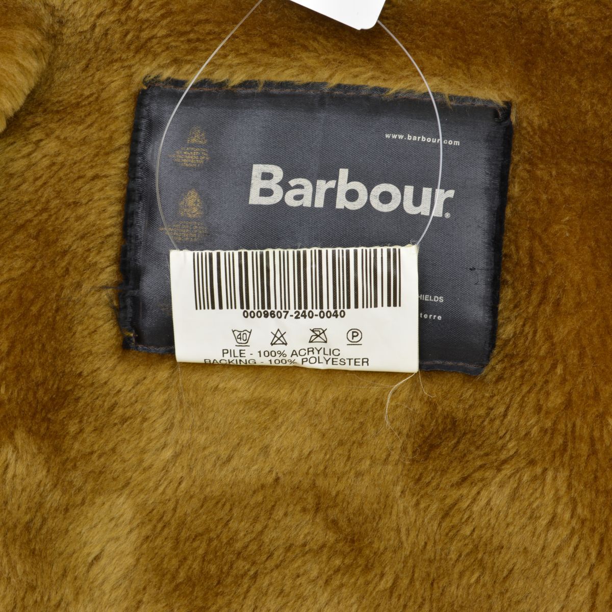 BARBOUR】A297 WARM PILE LININGベスト - メルカリ