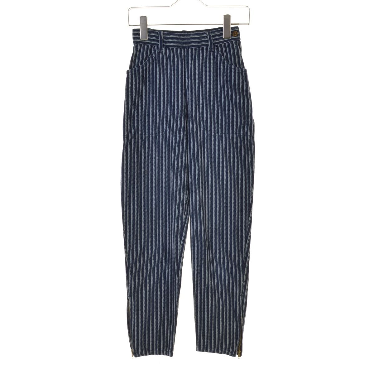 I.S.ISSEYMIYAKESPORTS】80s archive ストライプ テーパードパンツ