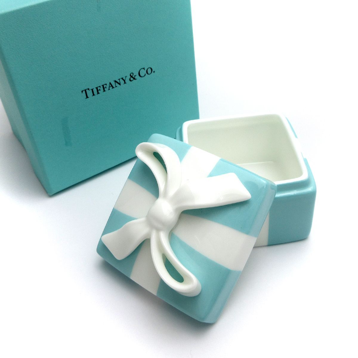 ティファニー TIFFANY＆Co. ミニ ブルーボウ ボックス BOX