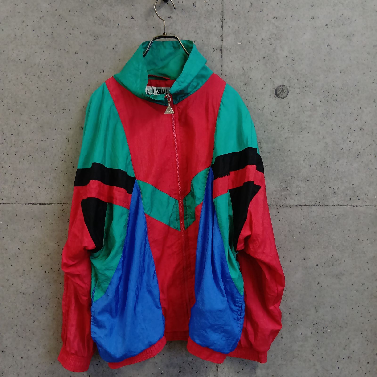 USED】【ファスナー故障】US 古着 90s CASUAL ISLE マルチカラー 