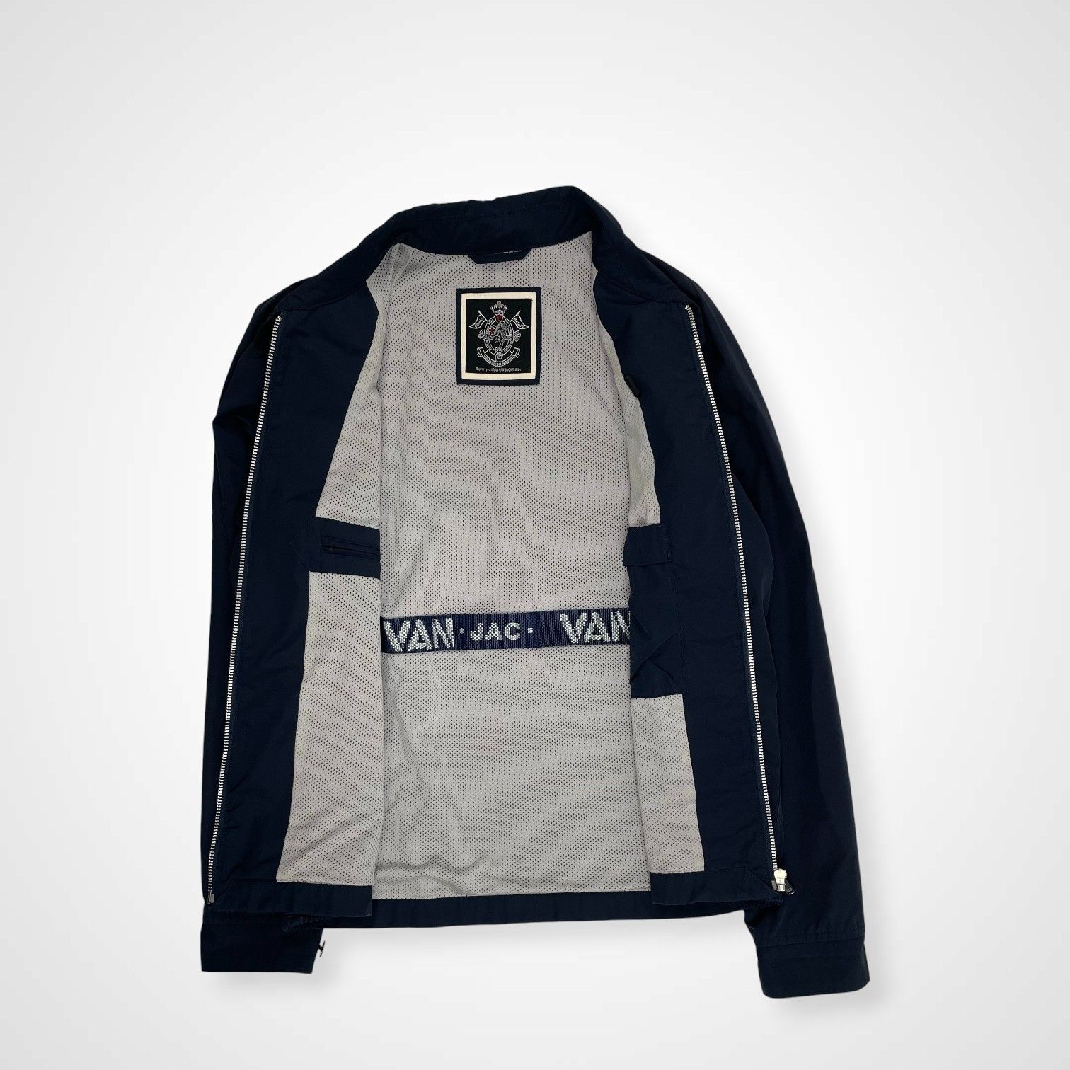 VAN JACKET / グリフォンエンブレム ハリントンジャケット ネイビー 