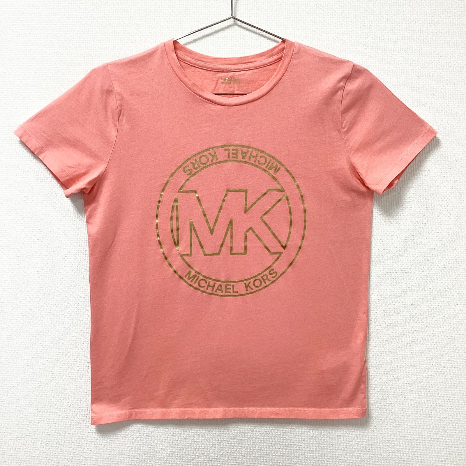古着 美品 MICHAEL KORS マイケルコース MKロゴ サークルロゴ 半袖 