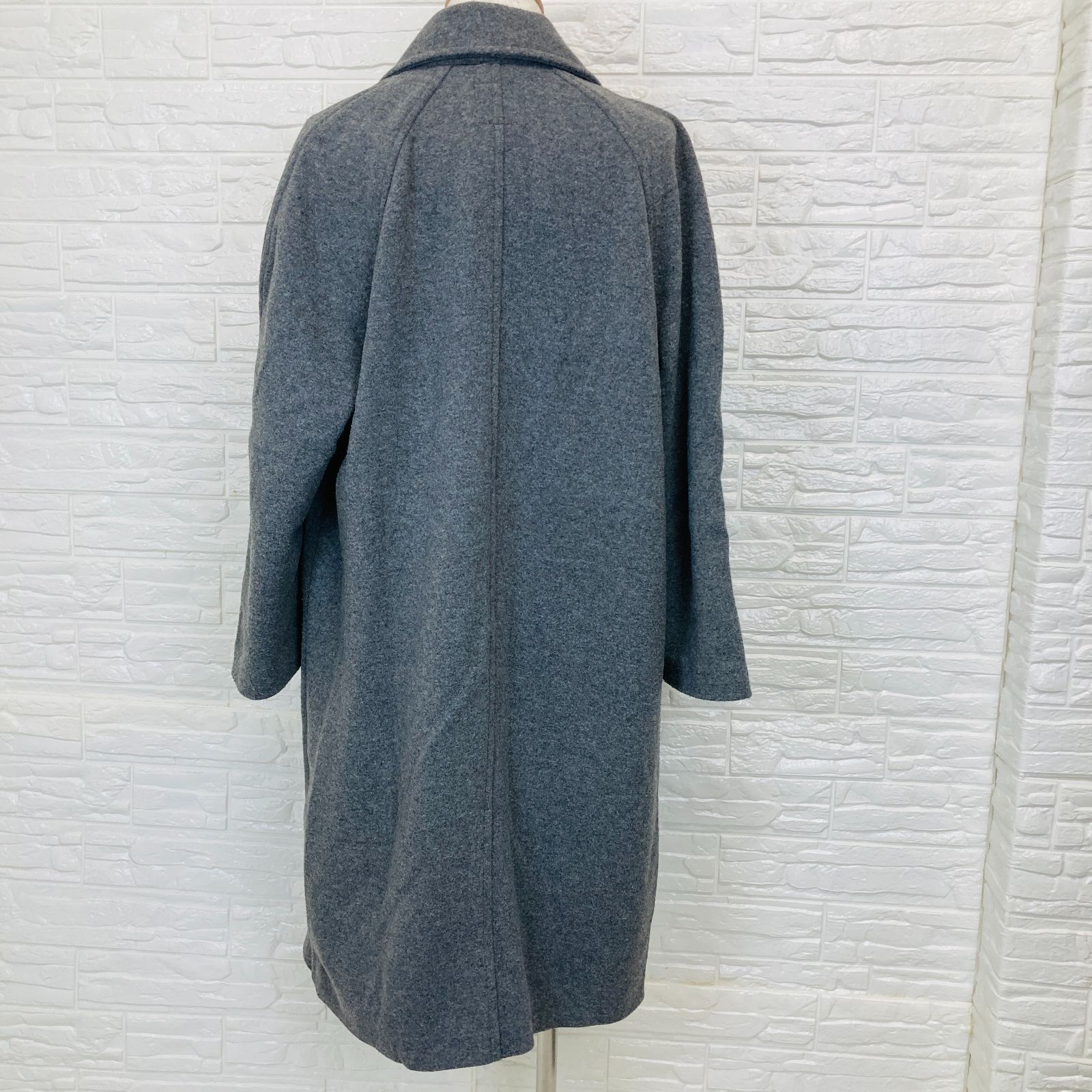 ZARA ザラ オーバーサイズ ダブルブレスト ロングコート グレー S