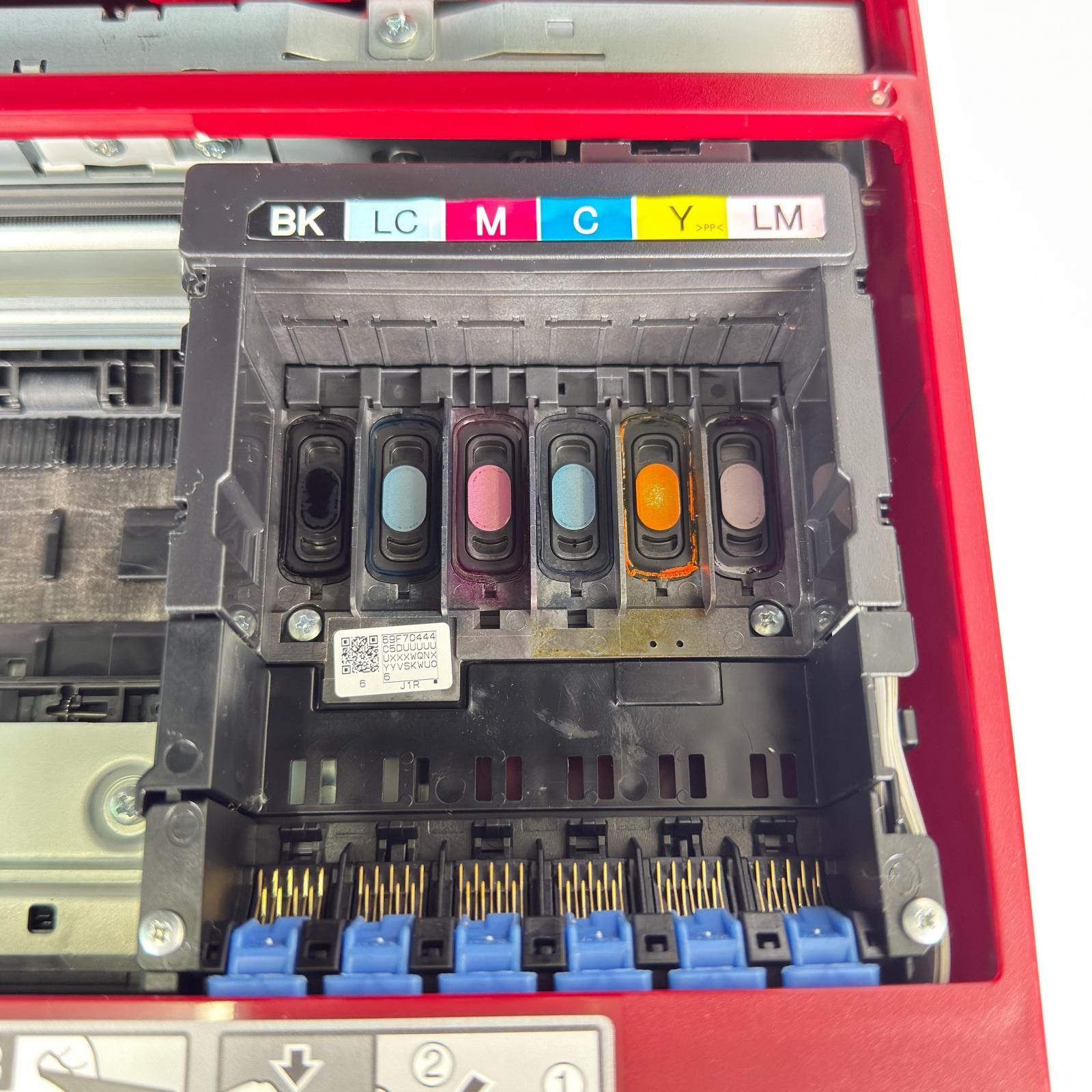 正常可動 Epson エプソン EP-807AR C491J プリンター レッド コピー機