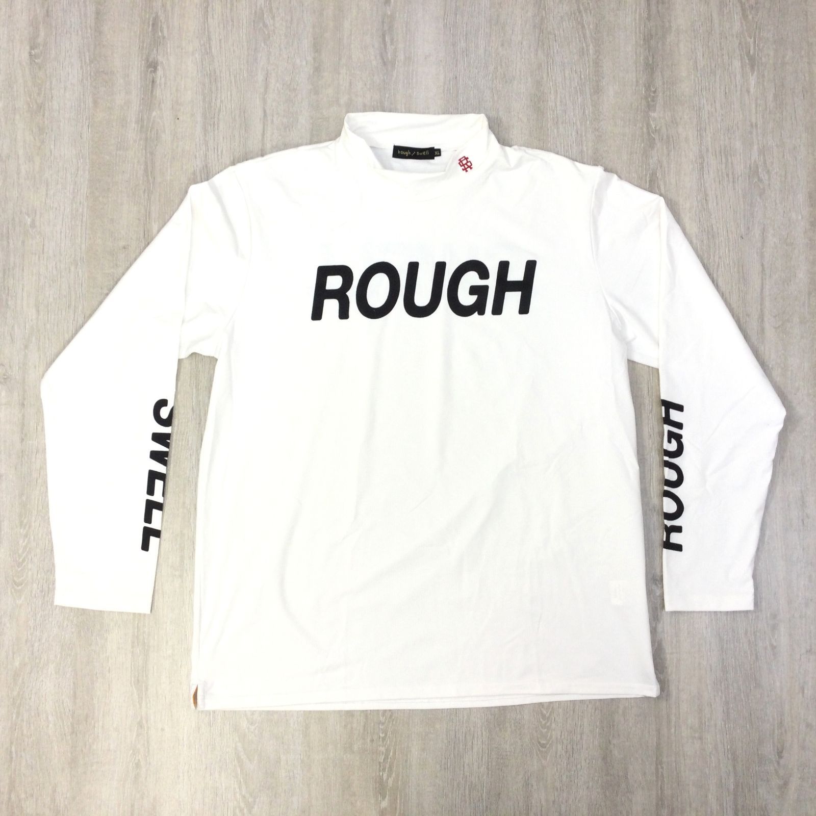 ROUGH&SWELL ラフアンドスウェル XLサイズ モックネック 長袖 ホワイト