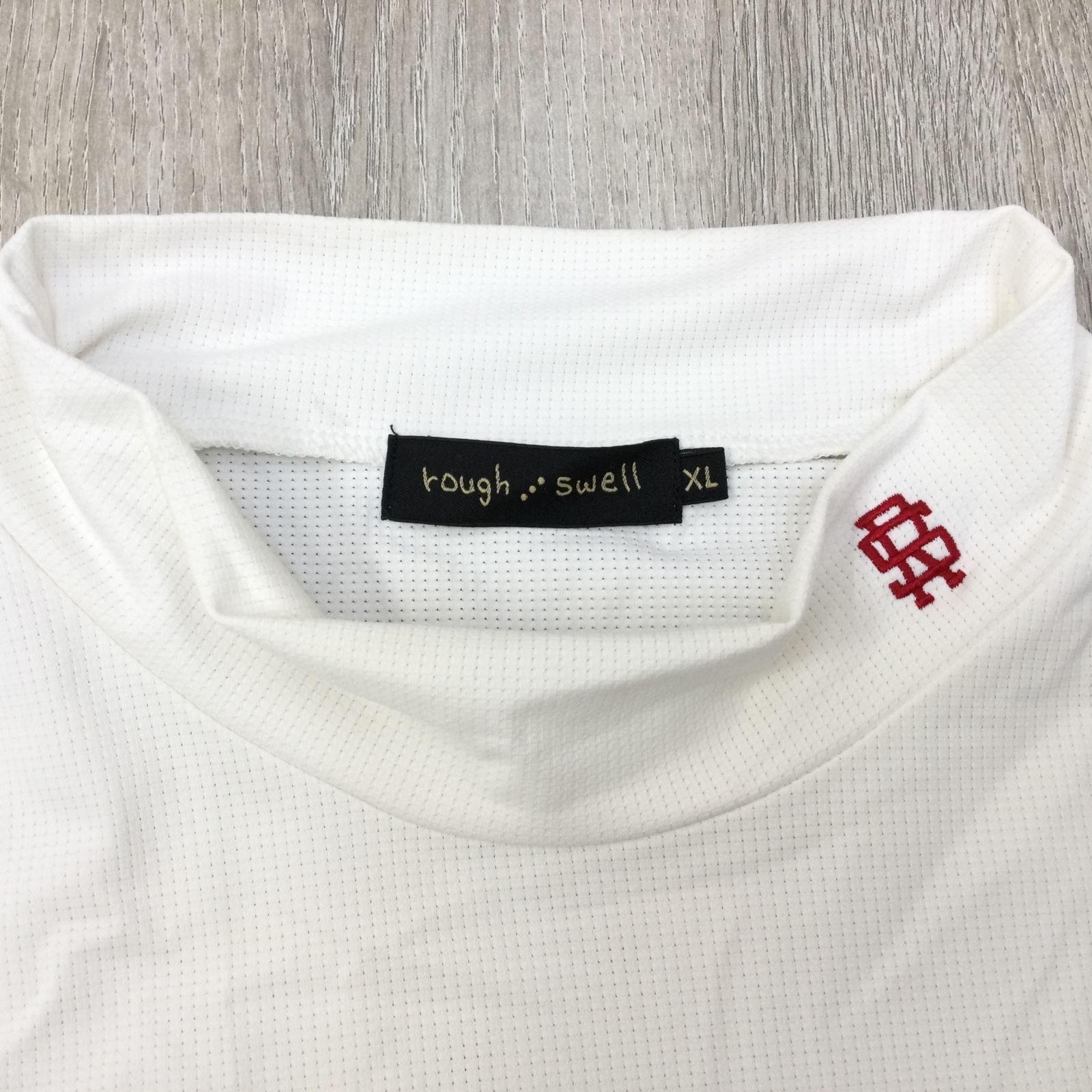 ROUGH&SWELL ラフアンドスウェル XLサイズ モックネック 長袖 ホワイト