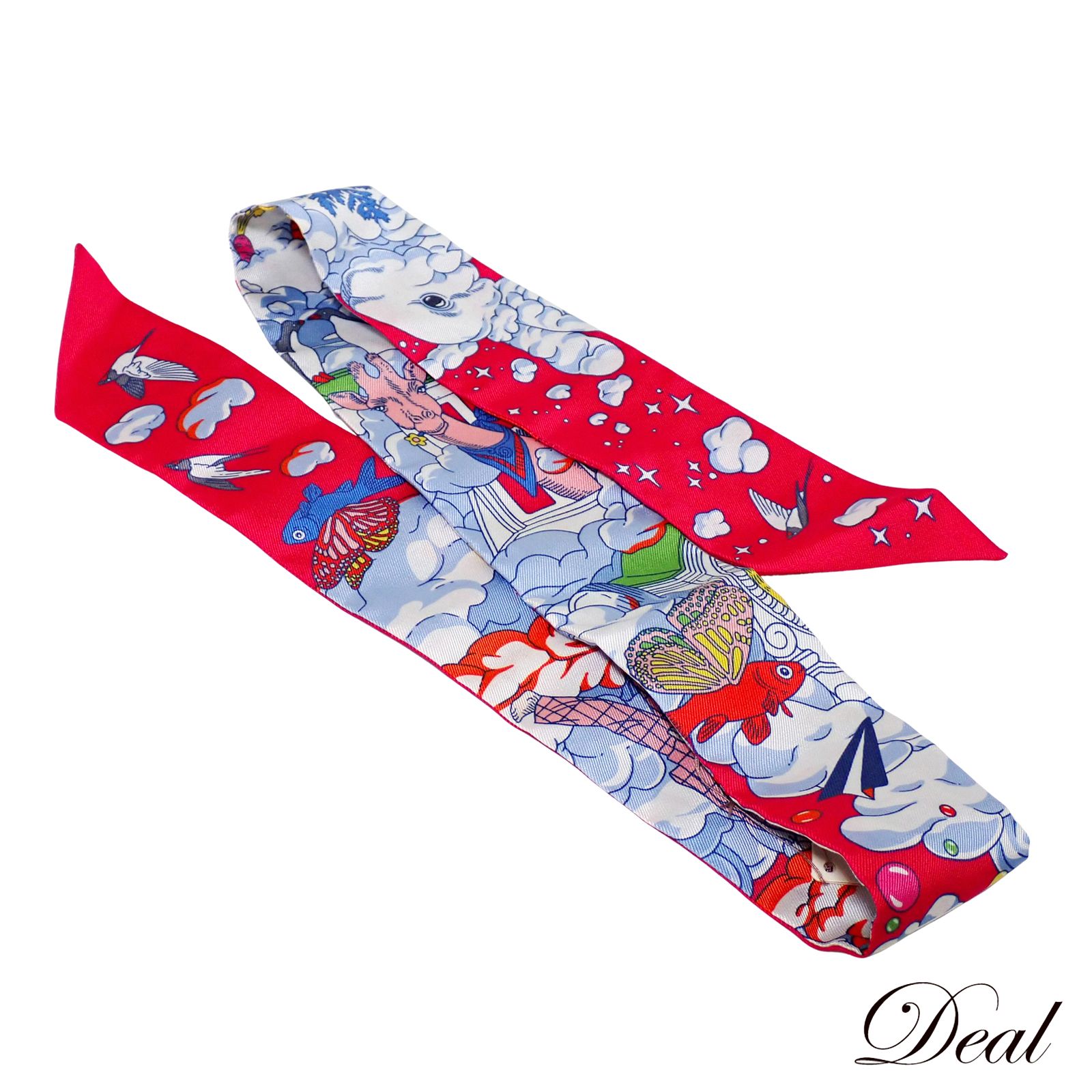 未使用 保管品 エルメス ツイリー 私の雲 Sur Mon Nuage H063900S08