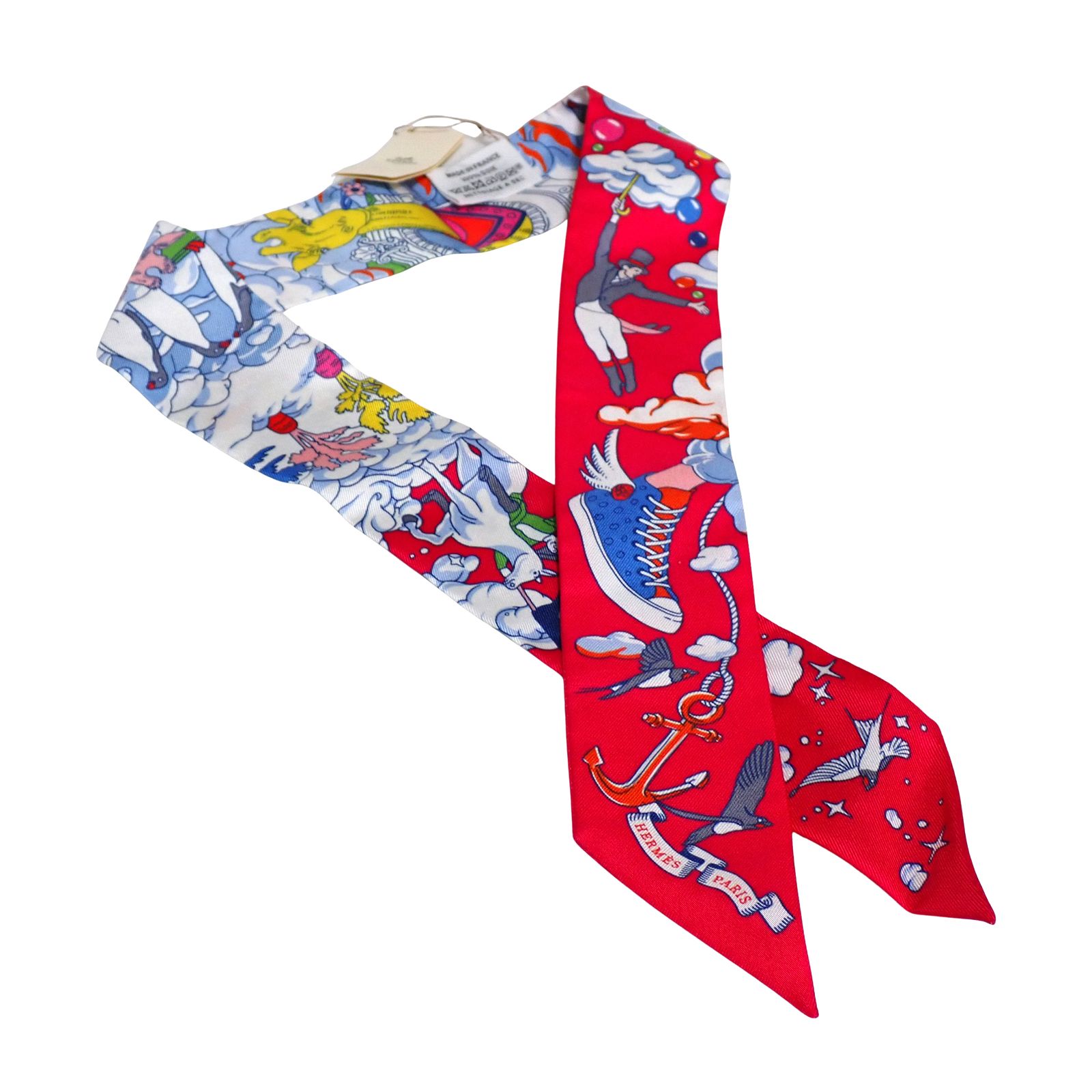 未使用 保管品 エルメス ツイリー 私の雲 Sur Mon Nuage H063900S08