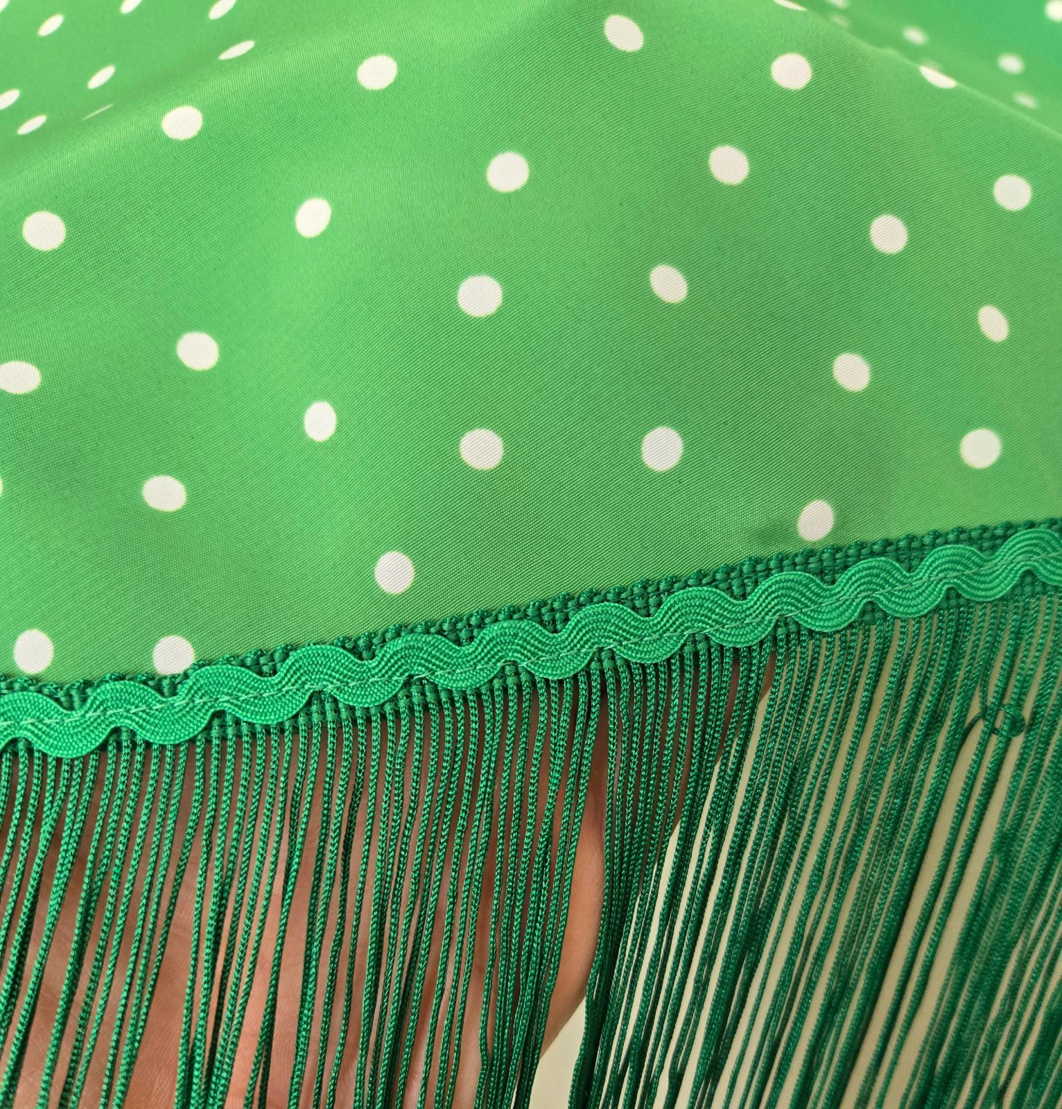 新品]シージョ 黄緑 緑 フラメンコ衣装 フラメンコ 水玉 - メルカリ