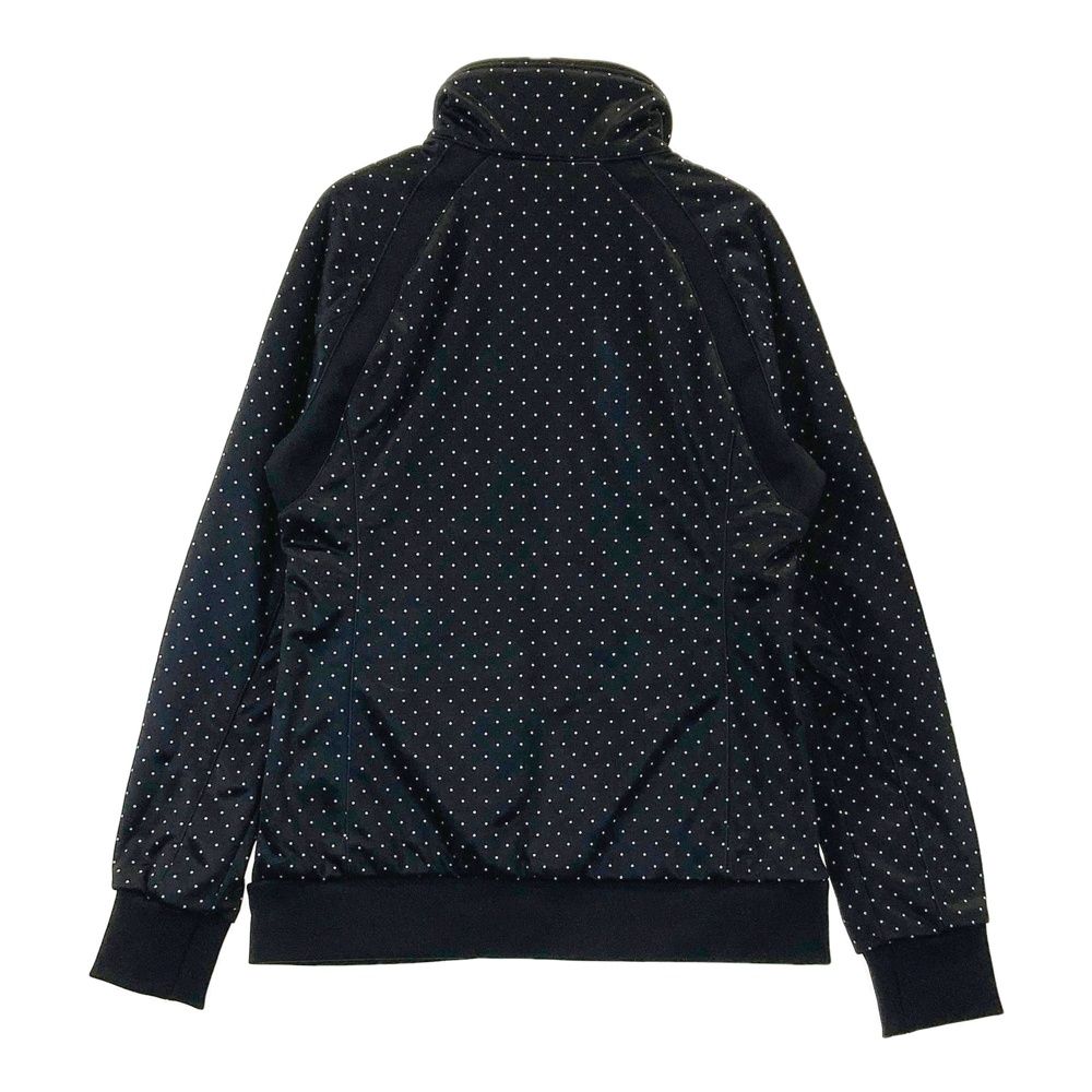 サイズ：M FILA GOLF フィラゴルフ  裏起毛ジップジャケット ドット柄 ブラック系 [240101635301] ゴルフウェア レディース ストスト サイズ：M FILA GOLF フィラゴルフ 裏起毛ジップジャケット ドット柄