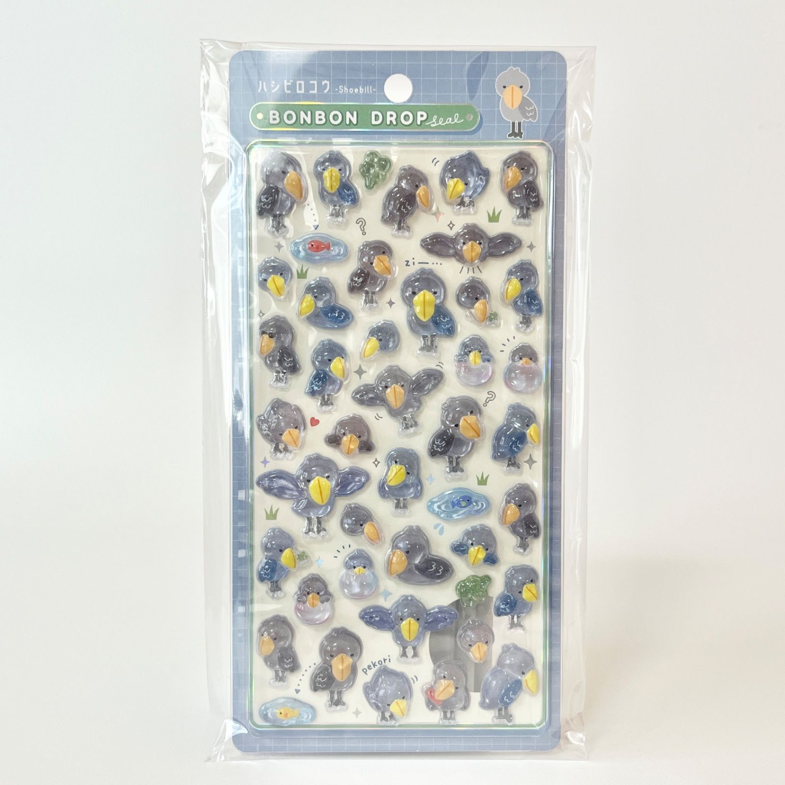 正規品】BONBON DROP Seal ボンボンドロップシール ハシビロコウ