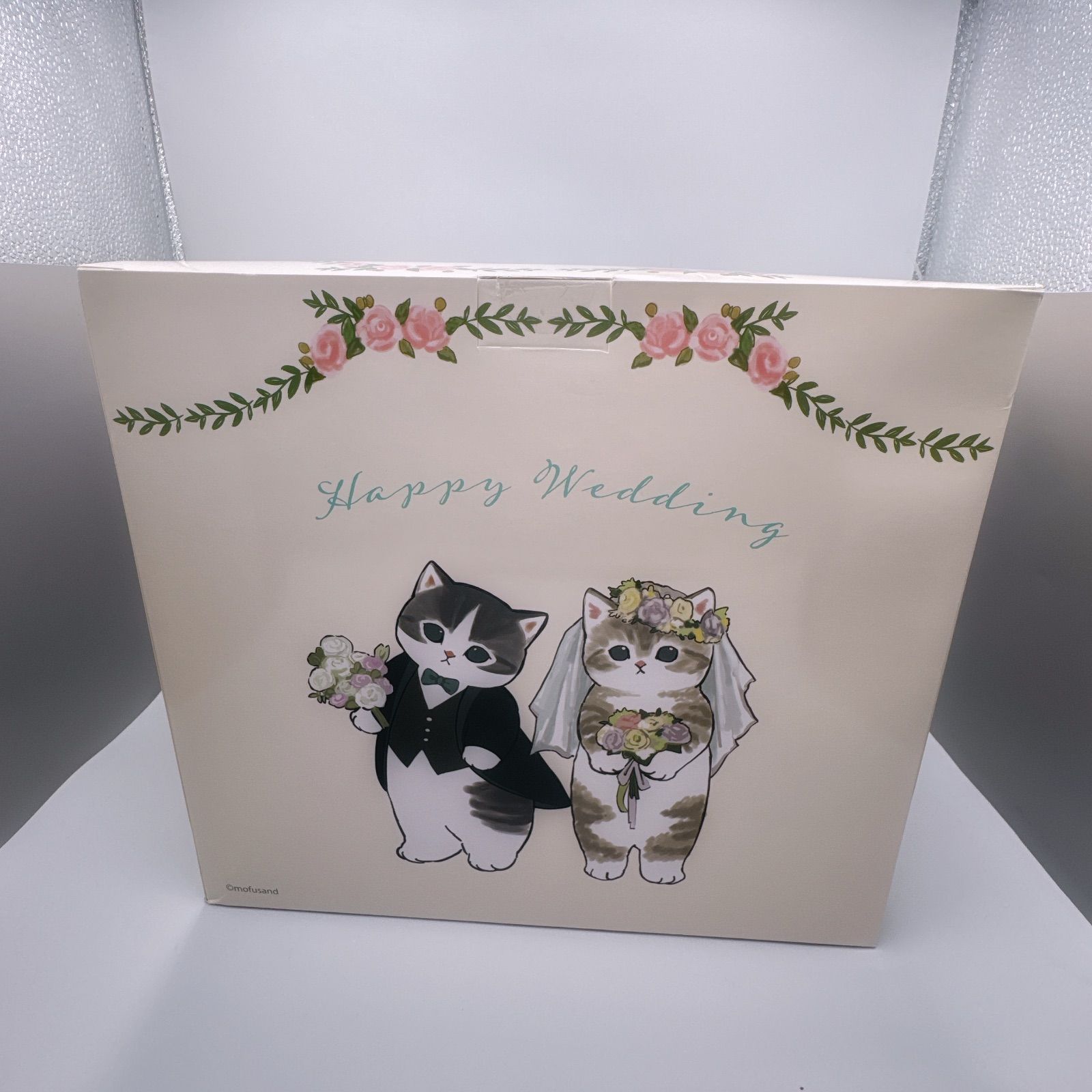 mofusand 花嫁にゃん＆花婿にゃん ウエディングペアぬいぐるみ 結婚式