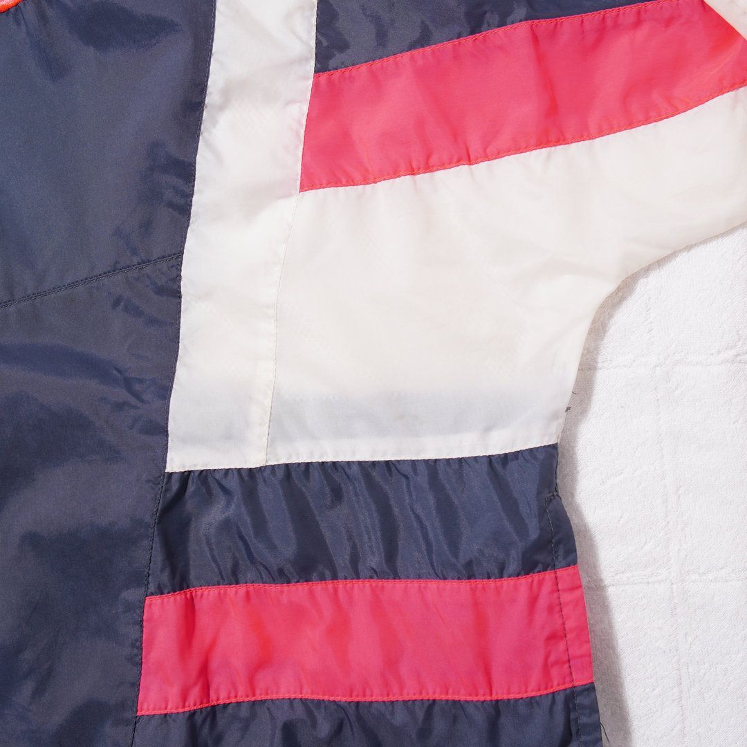90s 銀タグ ナイキ NIKE ナイロンジャンケット XL ブルーグレー ピンク