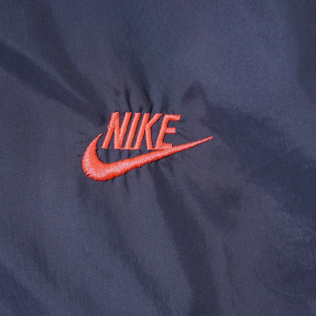90s 銀タグ ナイキ NIKE ナイロンジャンケット XL ブルーグレー ピンク