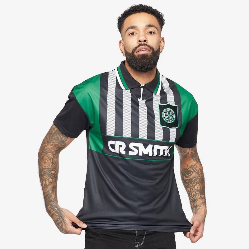 【送料無料・匿名配送】Hummel ヒュンメル セルティック 1994/96 復刻 アウェイ シャツ 緑 黒 新品 正規品 日本未発売 レトロ