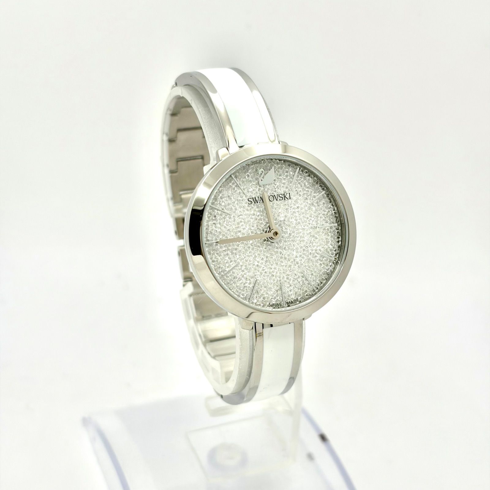 箱付/美品/新品電池】SWAROVSKI スワロフスキー クリスタライン・ディ