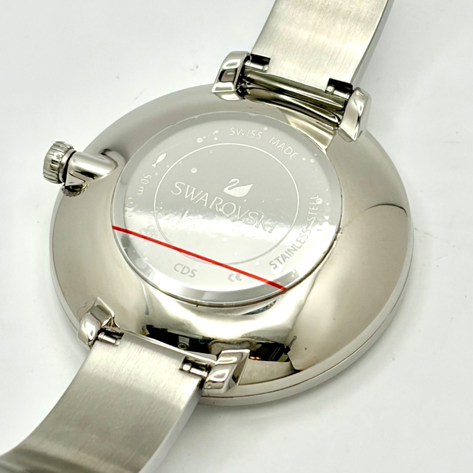 箱付/美品/新品電池】SWAROVSKI スワロフスキー クリスタライン・ディ