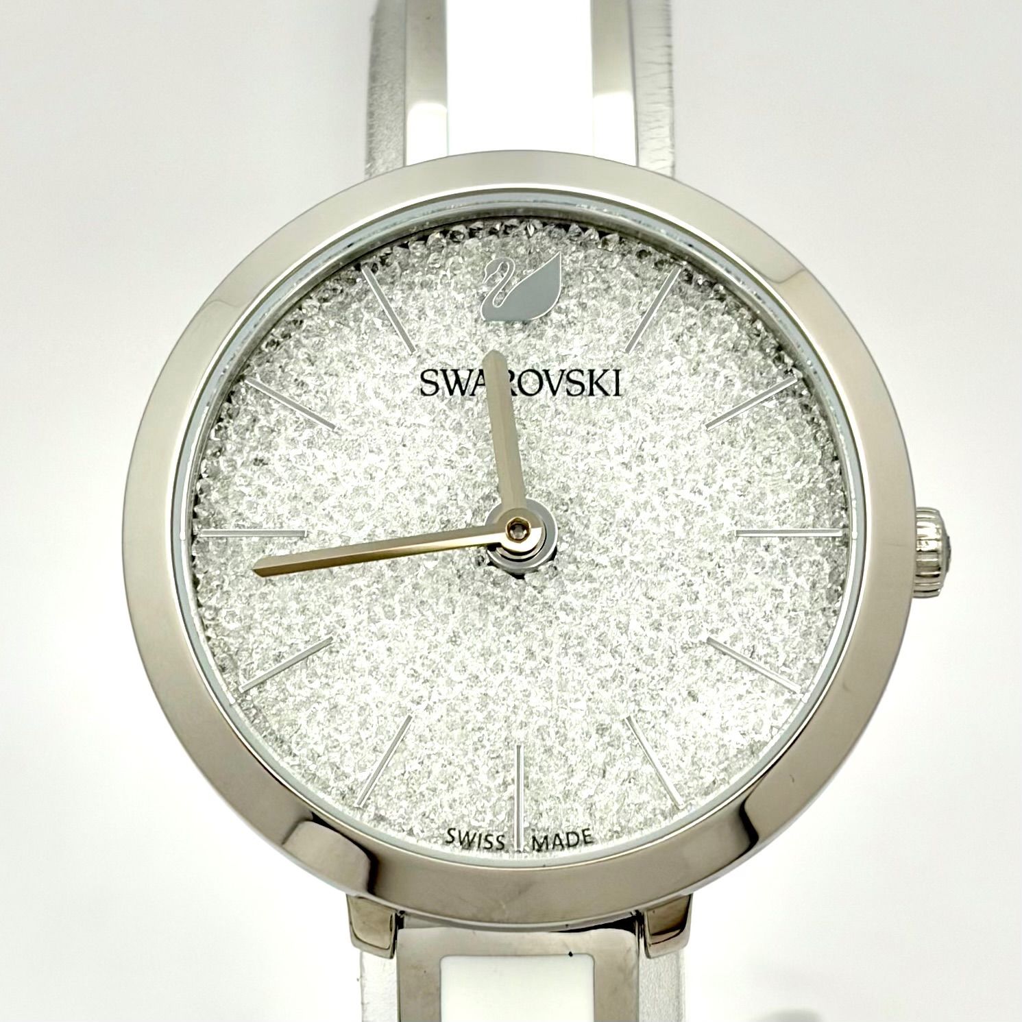 箱付/美品/新品電池】SWAROVSKI スワロフスキー クリスタライン・ディ
