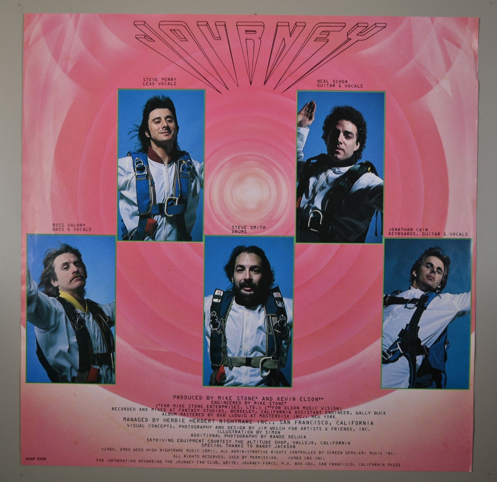 LP(Rock) ジャーニー（Journey）／フロンティアーズ（Frontiers