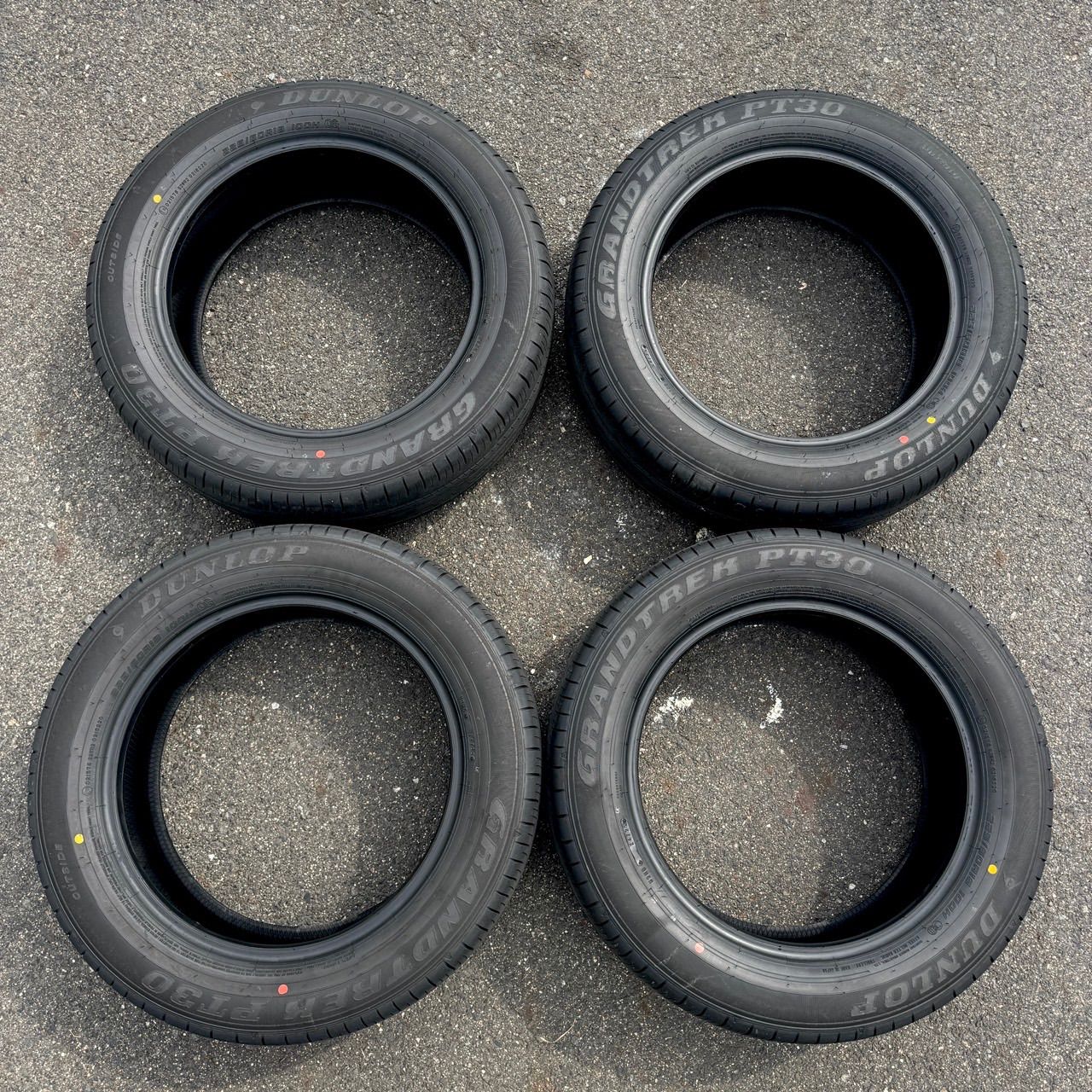 新車外し RAV4 ダンロップ GRANDTREK PT30 225/60R18 2020年37週製 4本