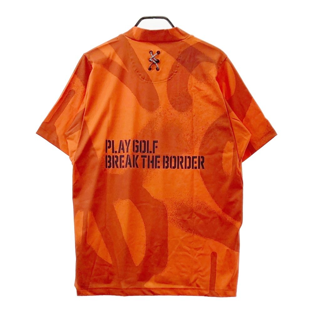 サイズ：6 RUSSELUNO ラッセルノ ハイネック半袖Tシャツ オレンジ系