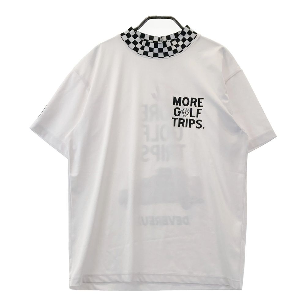 サイズ：4 DEVEREUX GOLF デヴァローゴルフ 半袖モックネックTシャツ