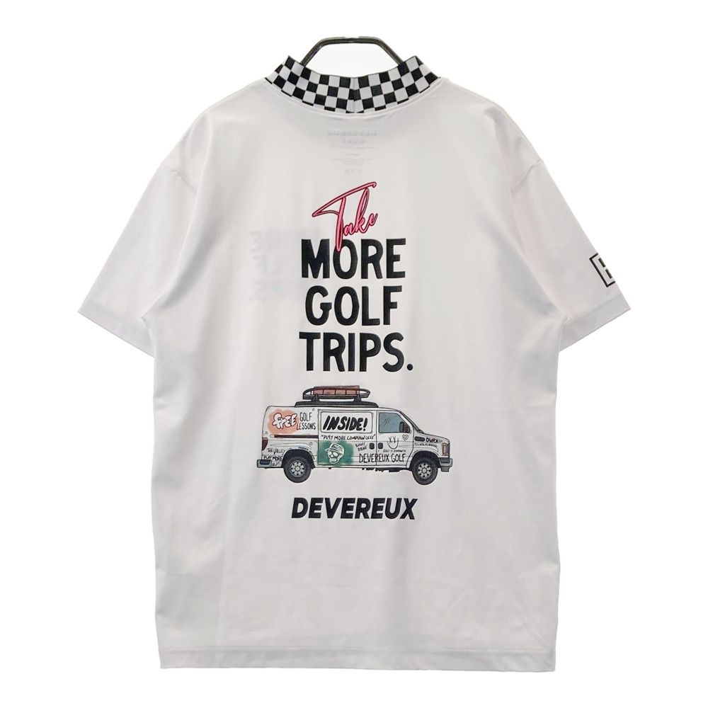 サイズ：4 DEVEREUX GOLF デヴァローゴルフ 半袖モックネックTシャツ