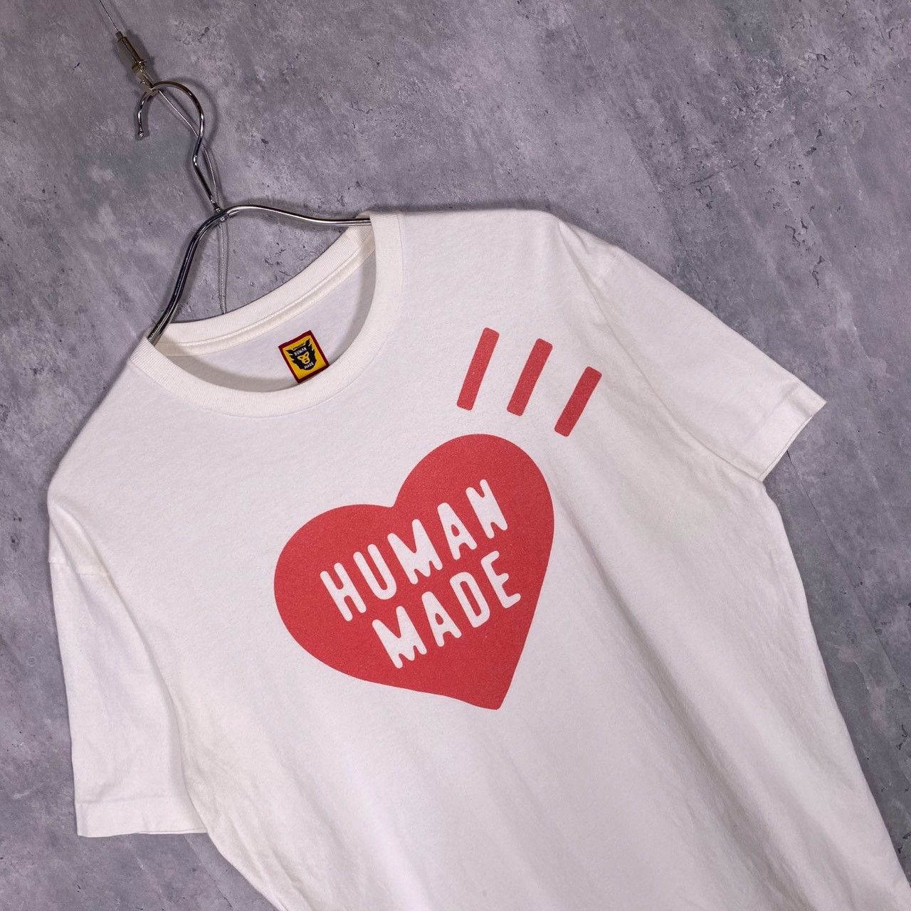 HUMAN MADE』ヒューマンメイド (M) ハートロゴTシャツ - メルカリ
