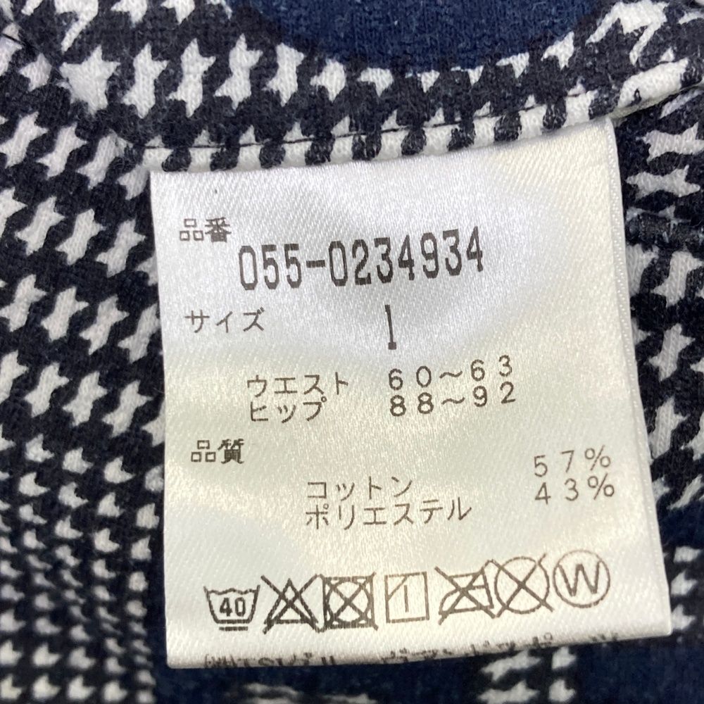 サイズ：1 PEARLY GATES パーリーゲイツ スカート ロゴワッペン ロゴ