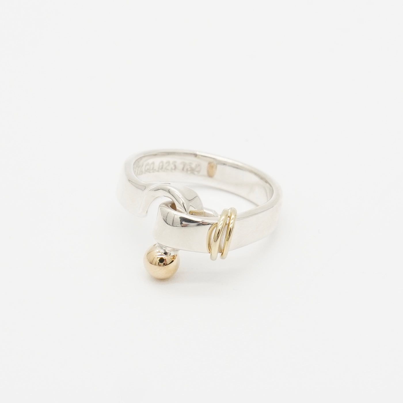 ティファニー フックアンドアイ リング 指輪 925×750 10号 新品磨き済