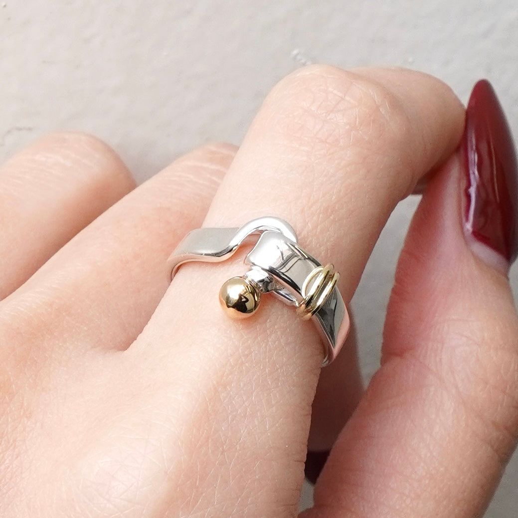 ティファニー フックアンドアイ リング 指輪 925×750 10号 新品磨き済