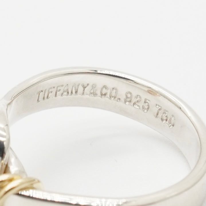 ティファニー フックアンドアイ リング 指輪 925×750 10号 新品磨き済