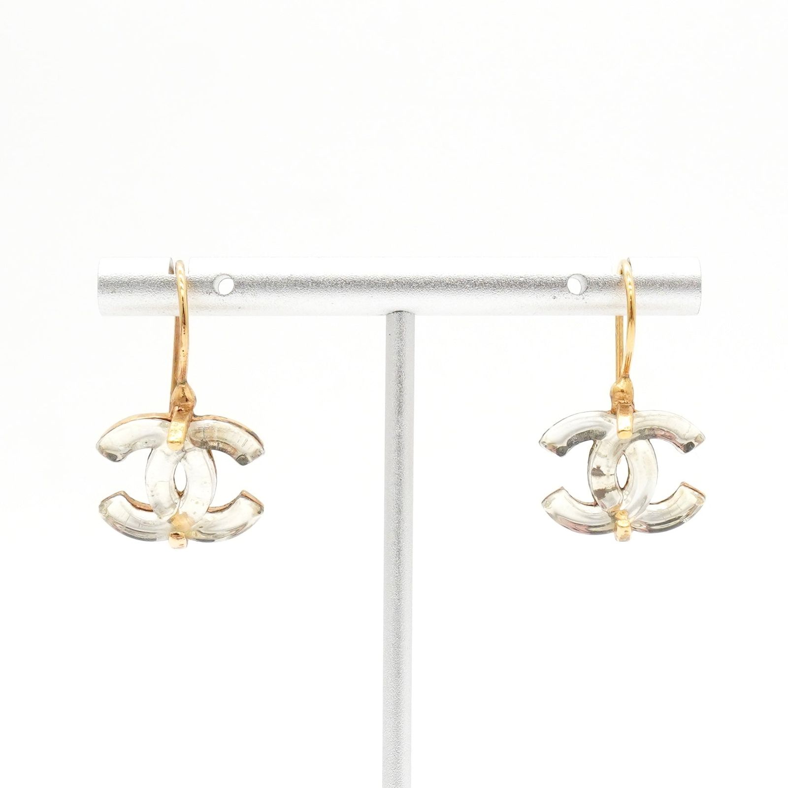 シャネル ココマーク クリア フープ ピアス GP レディース - メルカリ