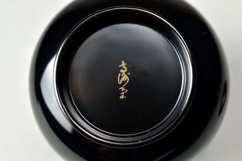 蔵A6024】輪島塗 大向高洲堂 蒔絵梅図 小吸物椀 五客 共箱 - メルカリ