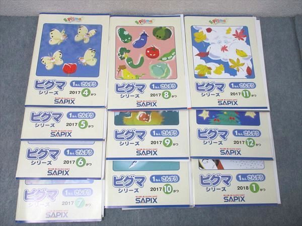 SAPIX ピグマシリーズ 1年生 学習教材セット SAPIX ピグマシリーズ 1年