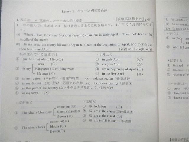 代ゼミ ライティング総集編 英語テキスト 【絶版・希少本】 書き込み