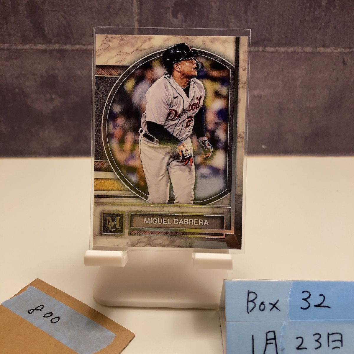 2025 Topps Miguel Cabrera Detroit Tigers Museum Collection カード 