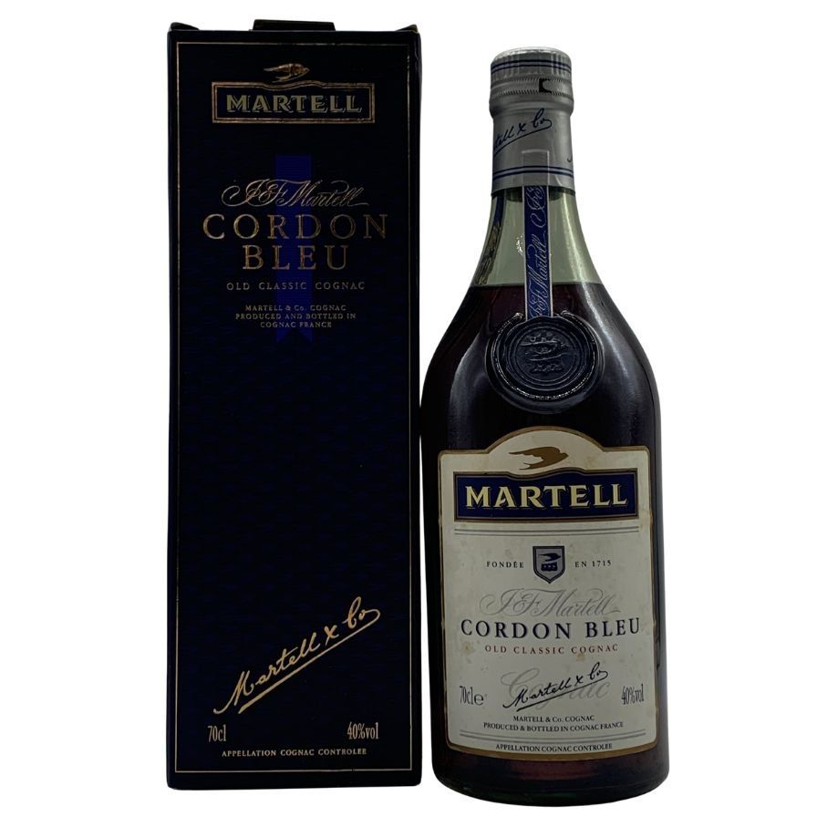 【未開栓】マーテル コルドンブルー エクストラオールド コニャック 箱入 未開栓 MARTELL（マーテル）コルドン ブルー エクストラ オールド