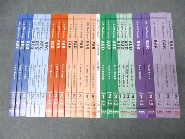 CPA会計学院 U.S.CPA 米国公認会計士 REG/FAR/AUD/BAR テキスト/問題集