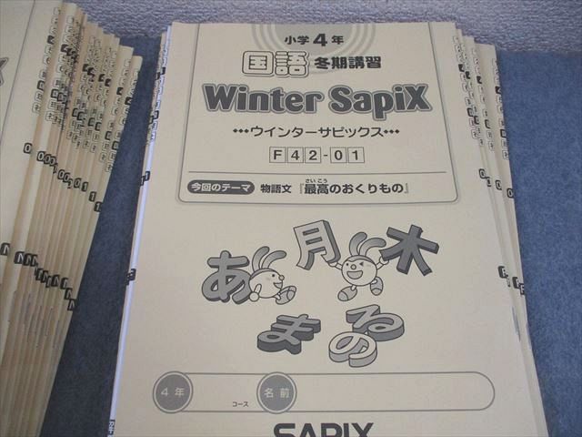 SAPIX サピックス 小4 国語 デイリー⁄スプリング⁄サマー⁄ウインター