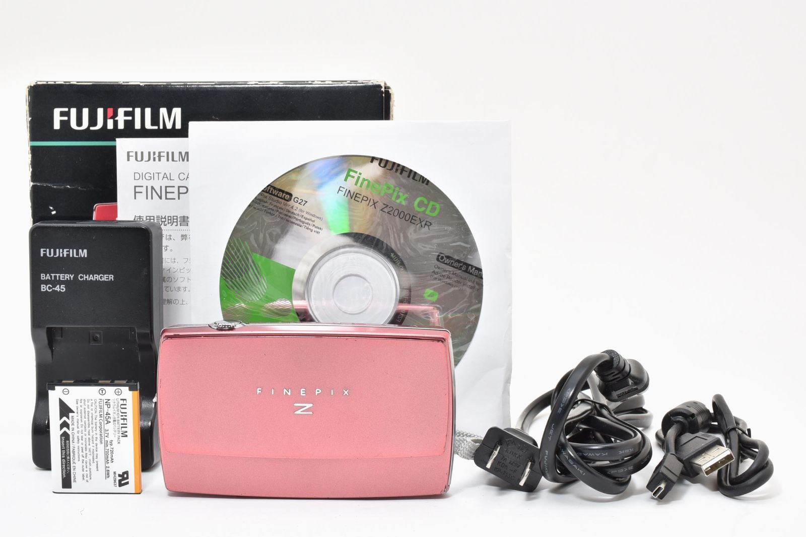 □ 美品 □ フジフイルム FUJIFILM FinePix Z2000EXR ピンク 《動作