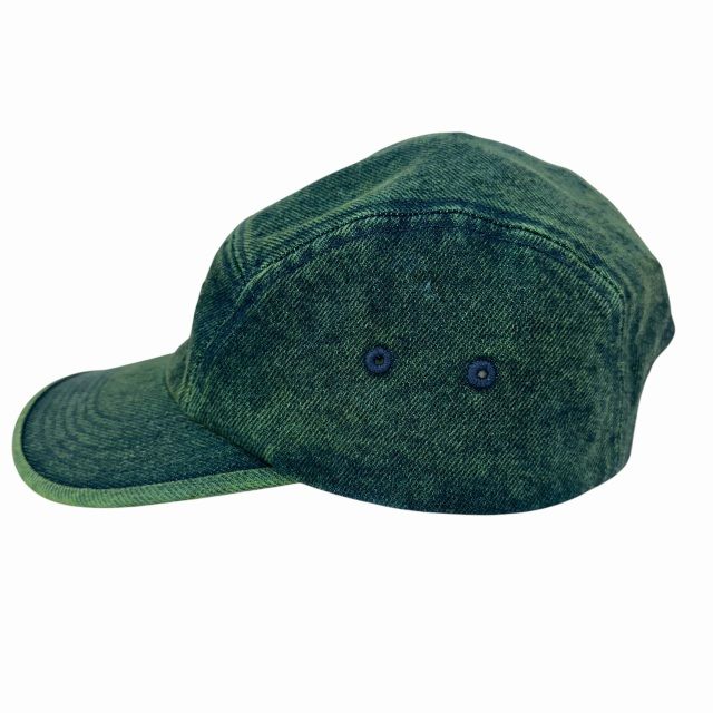 シュプリーム SUPREME 23SS Denim Camp Cap Overdyed Green ボックス