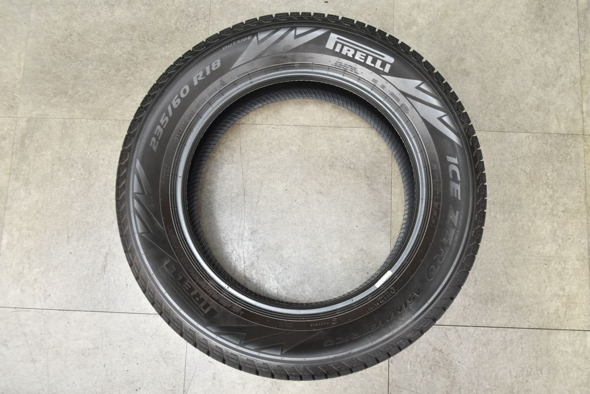 バリ溝】ピレリ ICE ZERO ASIMMETRICO 235/60R18 タイヤのみ4本 