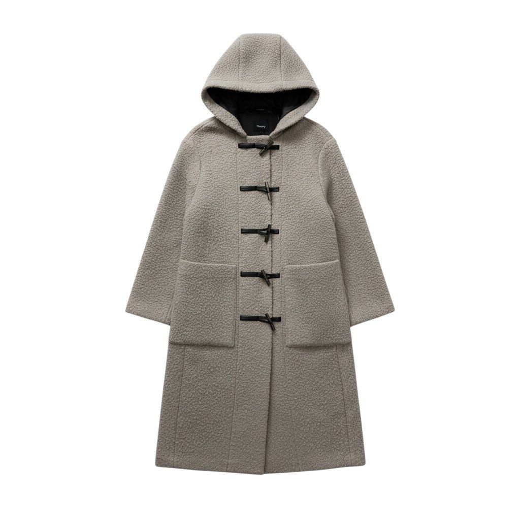 66c2 Theory セオリー Dawson Faux ダッフルコート サイズP グレー