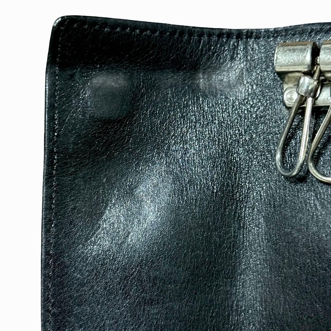 美品 HERMES エルメス セリエ エテュイ クレ 6連キーケース ブラック